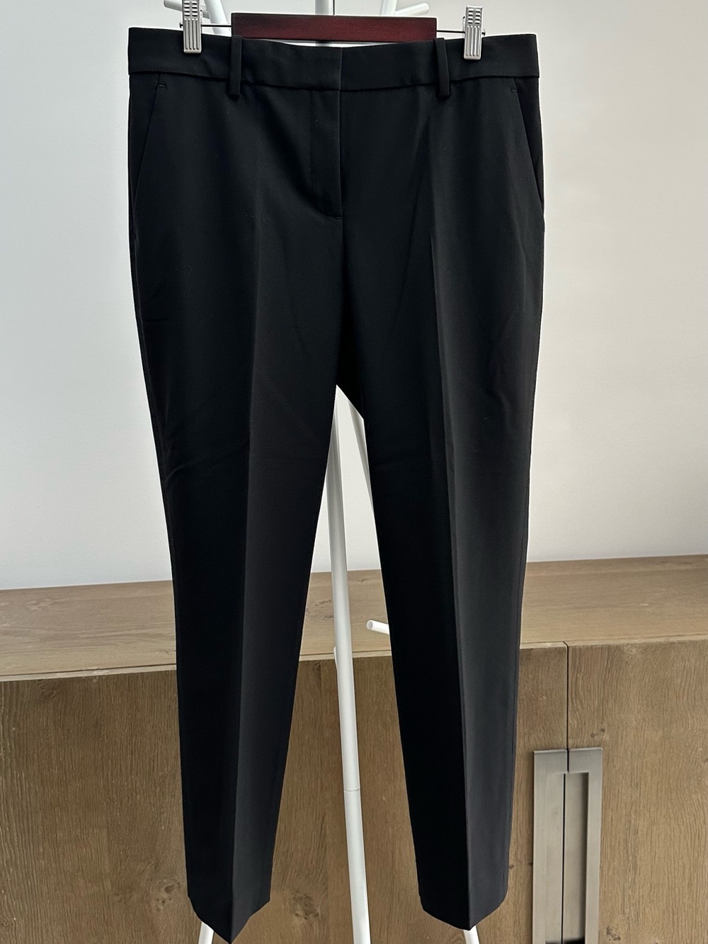 Theory Black Tailored Ankle Pants